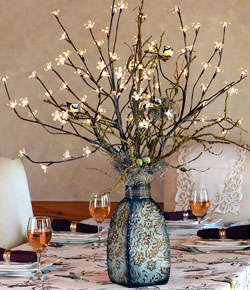 Battery Operated Cherry Blossom Branch - 39 Inch